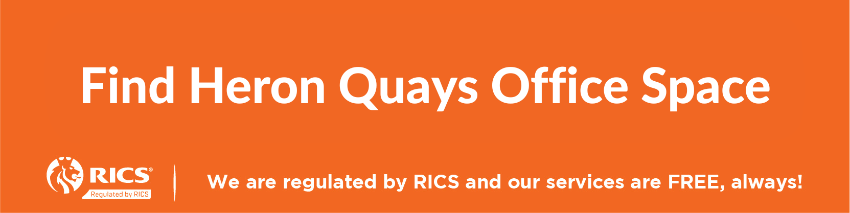 Link to page showing office space options near Heron Quays
