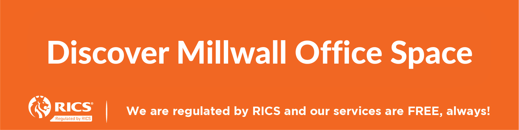 Link to page showing office space options near Millwall