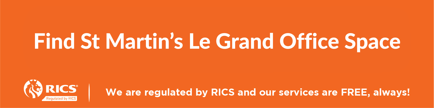 Link to page showing office space options in and near St Martin’s Le Grand