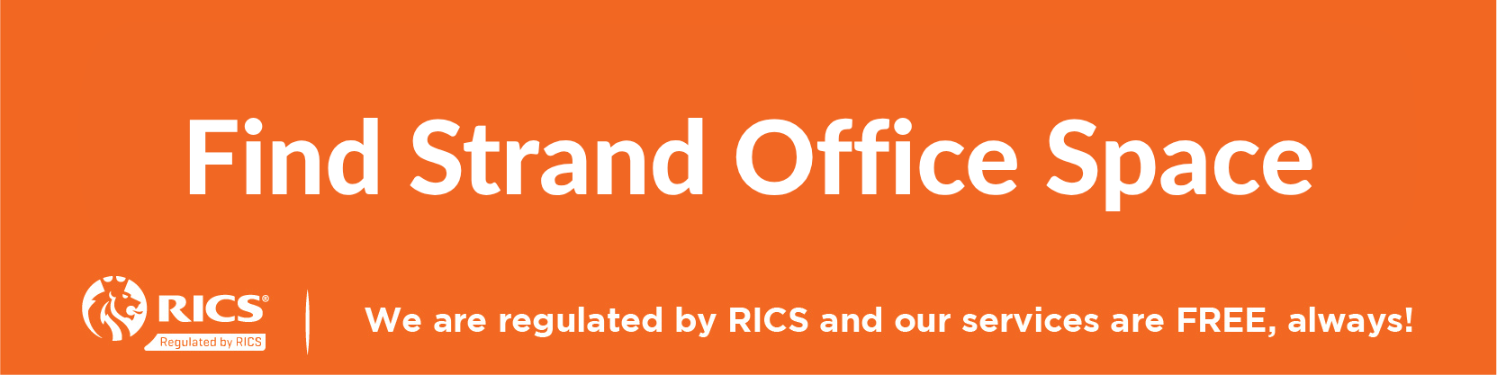 Link to page showing office space options near the Strand