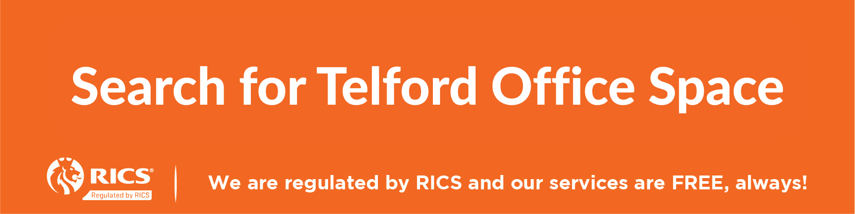 Link to tools for searching for Telford office space 