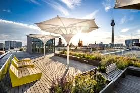 The roof terrace at Industrious - BEAM, Schicklerstraße 5, 10179 Berlin, Germany
