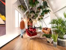 A breakout area at Mindspace Dam in Amsterdam 