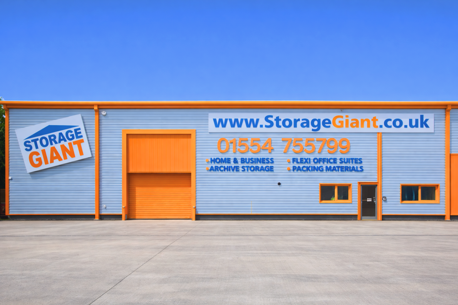 A view from the car park of Storage Giant - Llanelli Gate, Dafen, Llanelli, SA14 8LQ