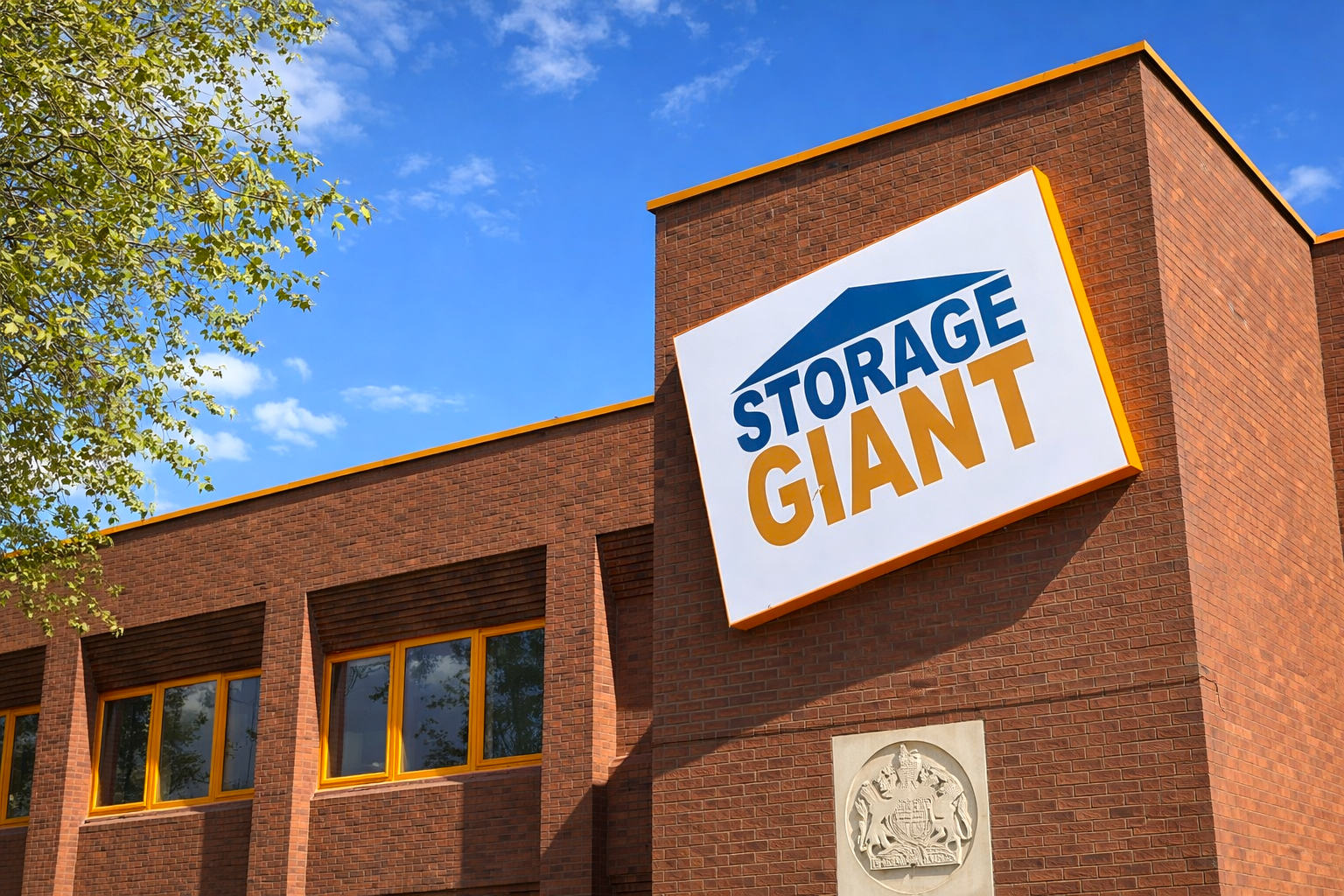 An external shot of Storage Giant - The Court House, Oldbury Ringway, Oldbury, B69 4JN