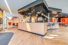 The coffee bar area at Tribes Amsterdam South Axis SOM 2 - Claude Debussylaan 7 
